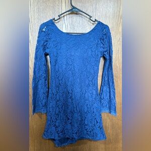 ✨3/$15 Blue Lace Dress